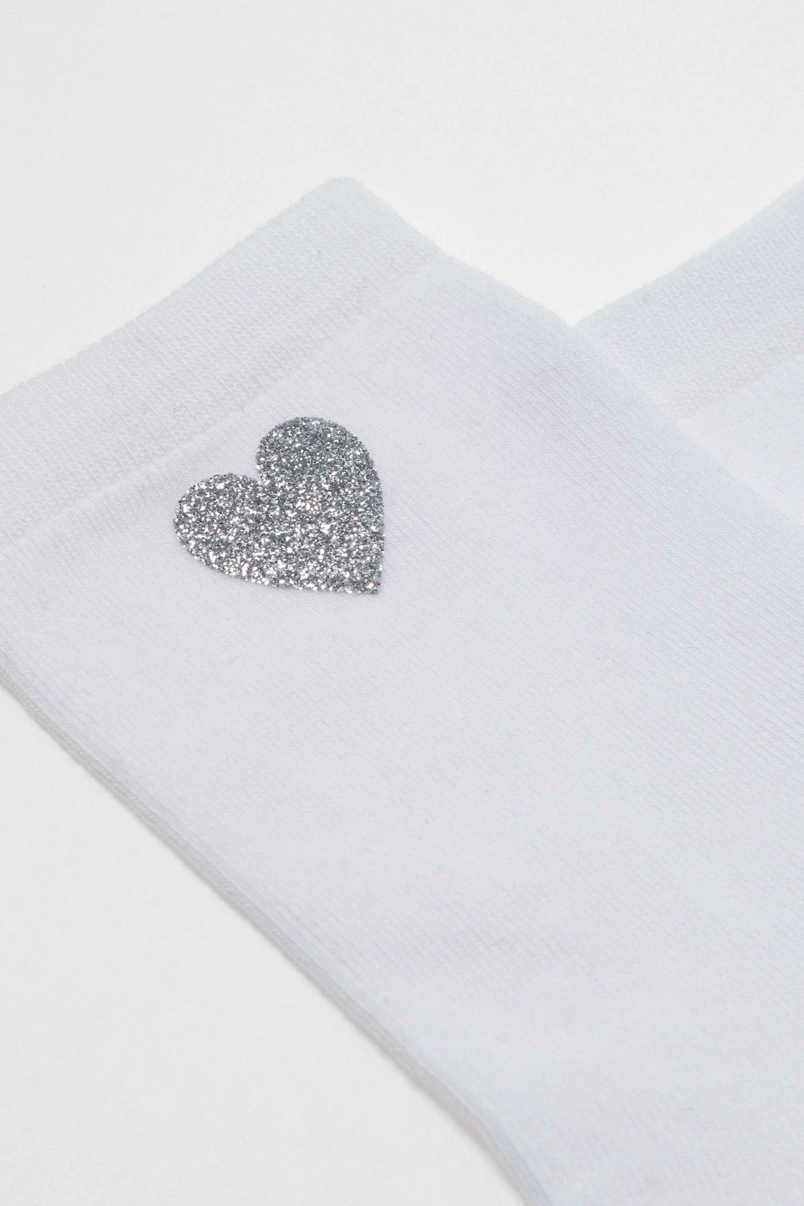 Cotton Socks Conte Classic 427 - Shimmering Heart Pattern