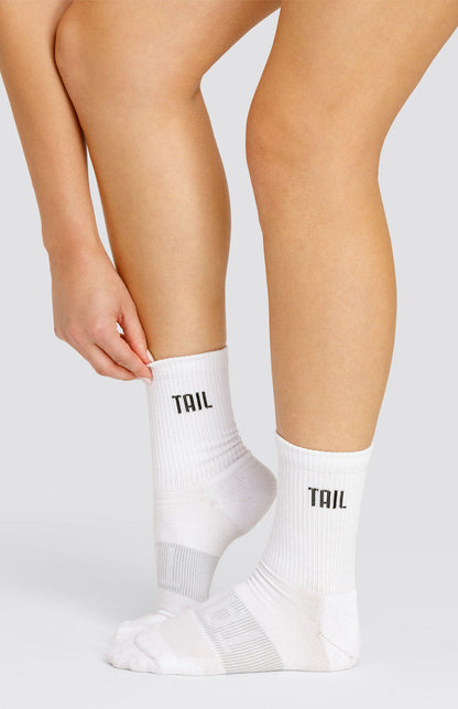 Scottie Crew Socks - Onyx Black Logo