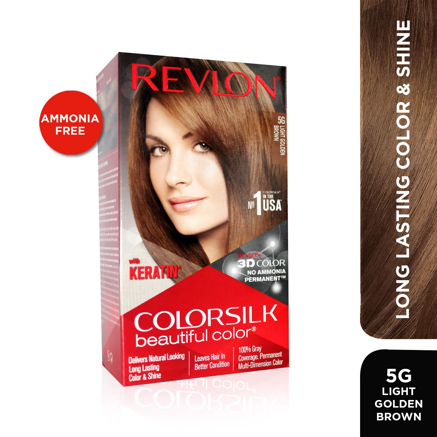 Revlon ColorSilk Beautiful Color - Light Golden Brown 5G by Dista
