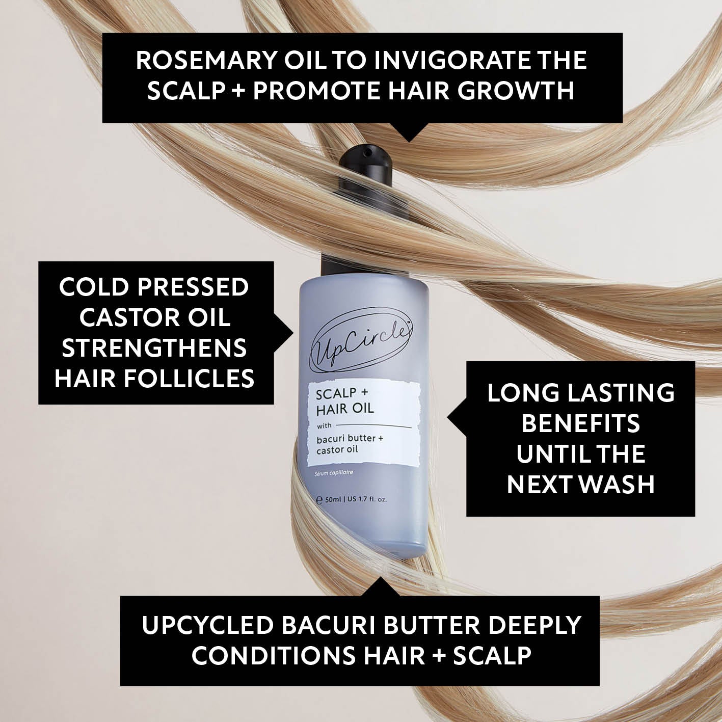 Hair Oil and Serum Duo by UpCircle