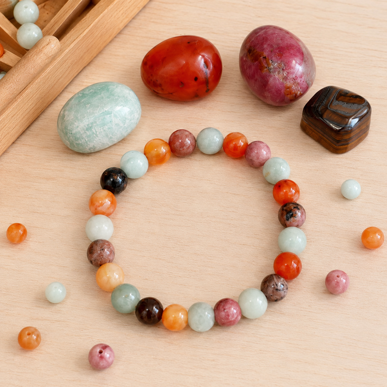 CANCER Zodiac Crystal Kit, CANCER Birthstones Tumbled Stone Set, Cancer Gifts  DestGlow