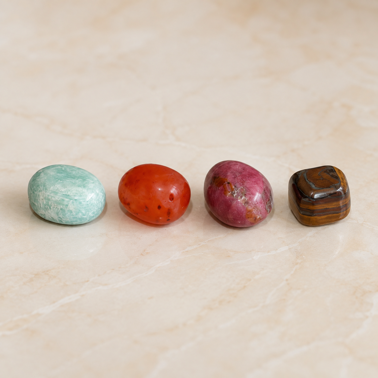 CANCER Zodiac Crystal Kit, CANCER Birthstones Tumbled Stone Set, Cancer Gifts  DestGlow