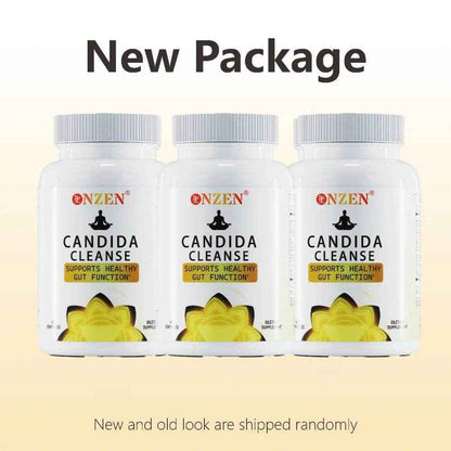 Candida Cleanse -Gut and ColonSupport -for Men &amp; Women -AntiYeast Overgrowth -Oregano Leaf, Wormwood, Black Walnut, caprylic Ac