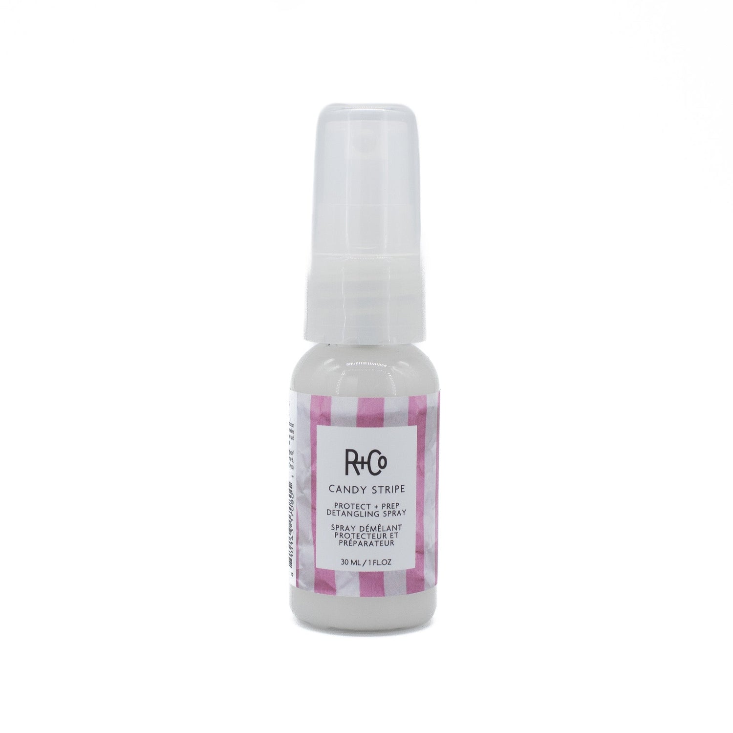 R+Co Candy Stripe Protect + Prep Detangling Spray 1oz - New by This is Beauty US