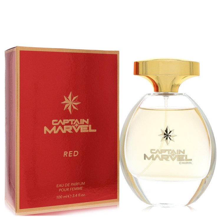 Captain Marvel Red by Marvel Eau De Parfum Spray 3.4 oz for Women 