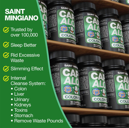 Cape Aloe Colon Cleanse, Detox &amp; Flush - 90 Capsules. Gentle Constipation Relief