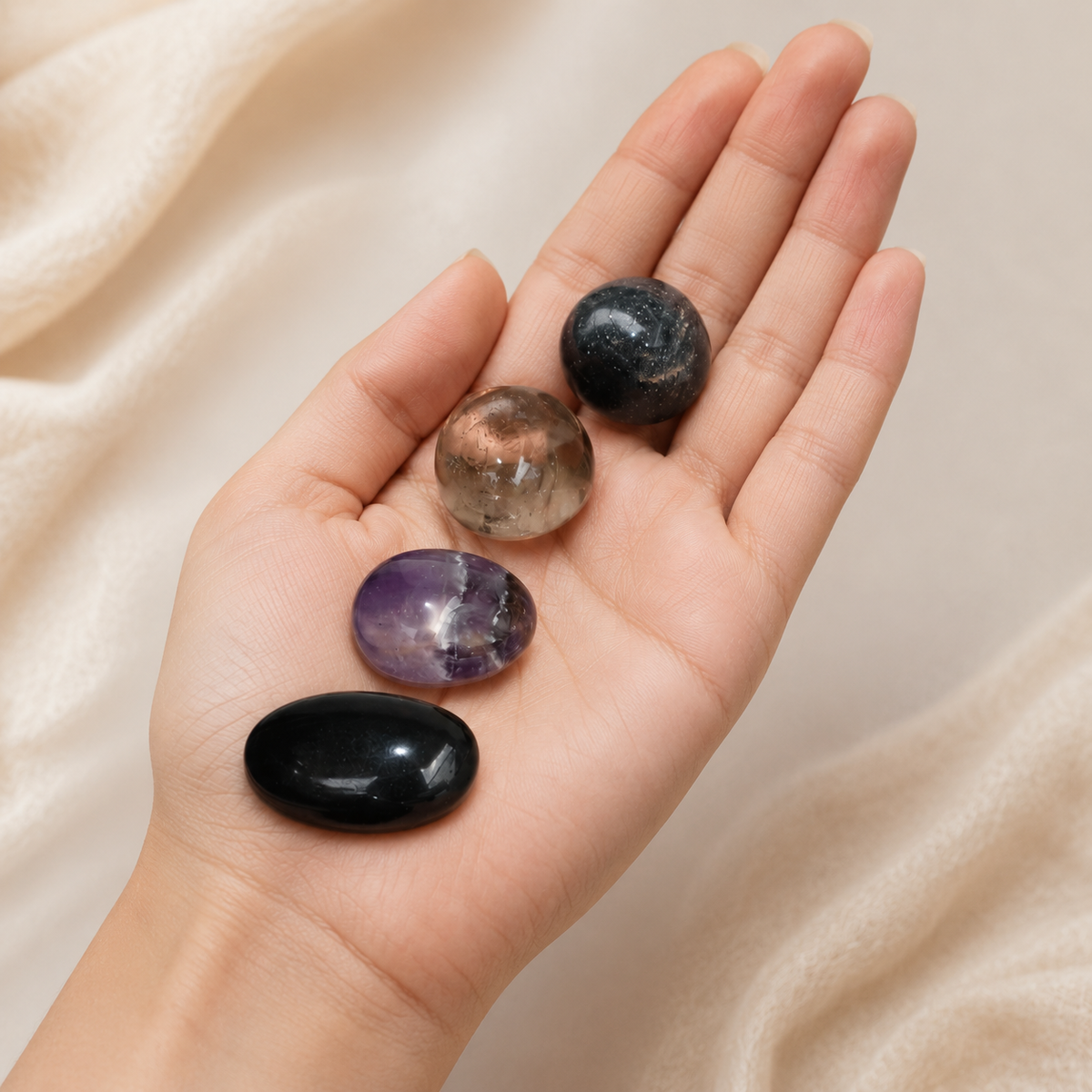 CAPRICORN Zodiac Crystal Kit, Capricorn Birthstones Tumbled Stone Set, Capricorn Gifts  DestGlow