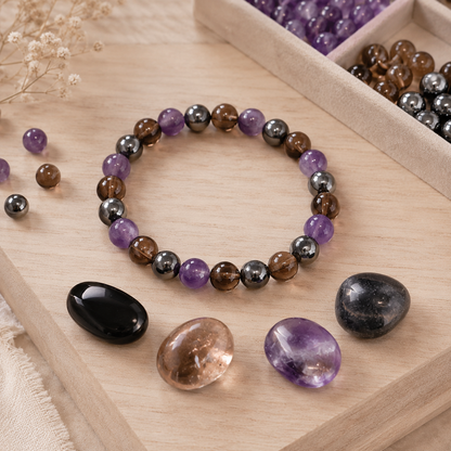 CAPRICORN Zodiac Crystal Kit, Capricorn Birthstones Tumbled Stone Set, Capricorn Gifts  DestGlow