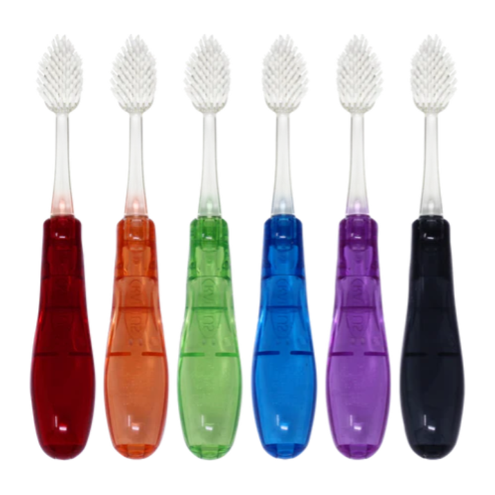 Radius Tour Travel Brush Soft Replaceable Head Toothbrush (Assorted Colors) by Pasteur Pharmacy