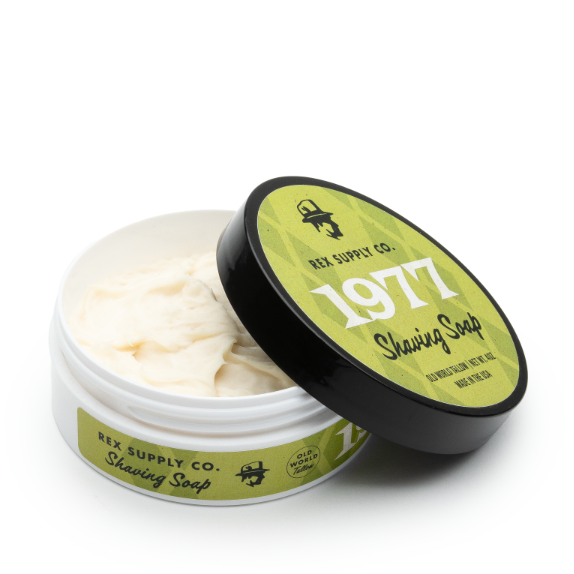 Rex Supply Co. 1977 Old World Tallow Shaving Soap 4 Oz by Pasteur Pharmacy
