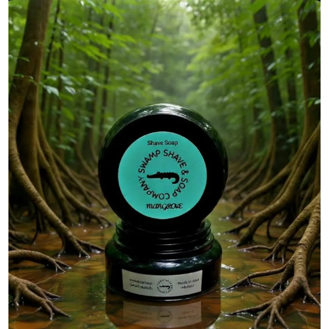 Swamp Shave &amp; Soap Company Mangrove Shave Soap 4.2 Oz by Pasteur Pharmacy