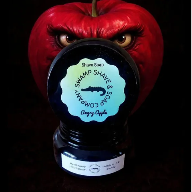 Swamp Shave &amp; Soap Company Angry Apple Shave Soap 4.2 Oz by Pasteur Pharmacy