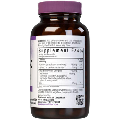 Bluebonnets Mega Bio-C Formula, 180 Vegetable Capsules by Pasteur Pharmacy