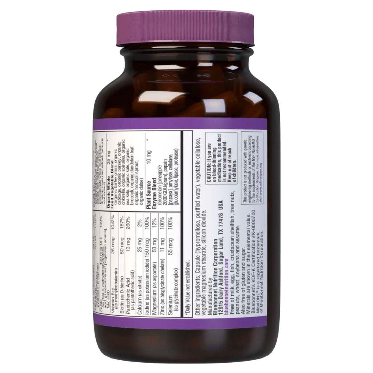Bluebonnet Nutrition  Maxi One Iron Free Formula  60 Caplets
