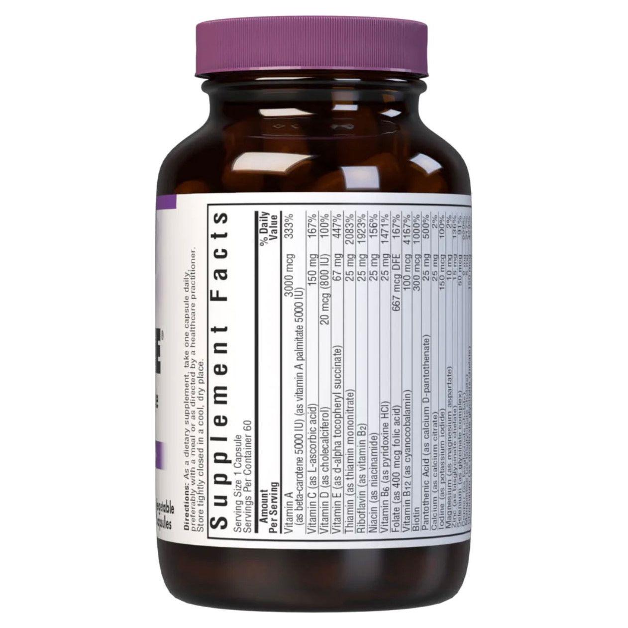 Bluebonnet Nutrition - Multi One Multivitamin &amp; Multimineral Dietary Supplement, 60 Vegetable Capsules by Pasteur Pharmacy