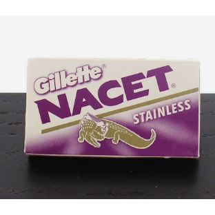 Gillette Nacet Stainless Double Edge Razor Blades - 5 Pack by Pasteur Pharmacy