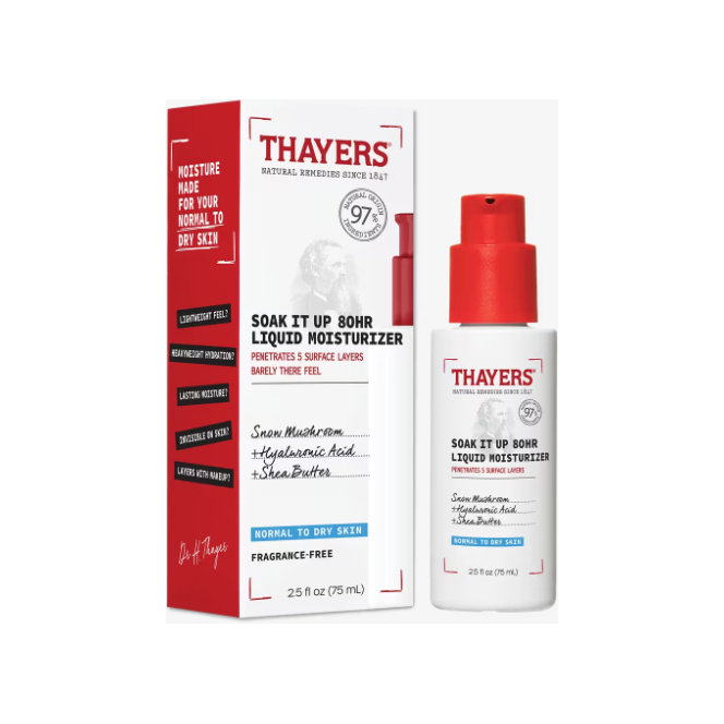 Thayers Soak It Up 80HR Liquid Moisturizer 75ml by Pasteur Pharmacy