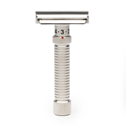 Rex Supply Co. Ambassador Polished Adjustable Stainless Steel DE Razor RSC-101P by Pasteur Pharmacy