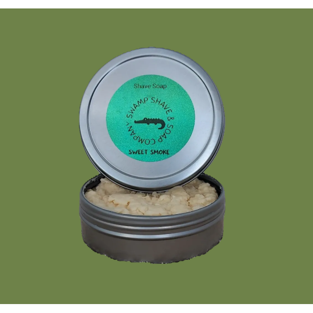 Swamp Shave &amp; Soap Company Sweet Smoke Shave Soap 4.2 Oz by Pasteur Pharmacy