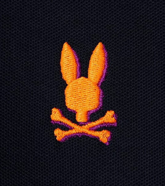 Psycho Bunny Montebello Pique Polo - Navy by Denim Exchange