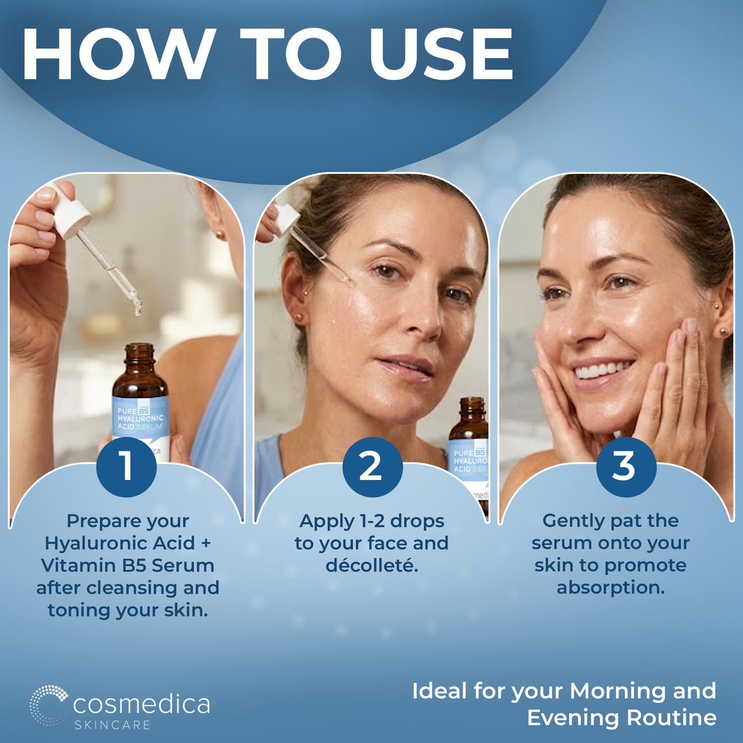 Hyaluronic Acid +Vitamin B5 Serum by Cosmedica Skincare