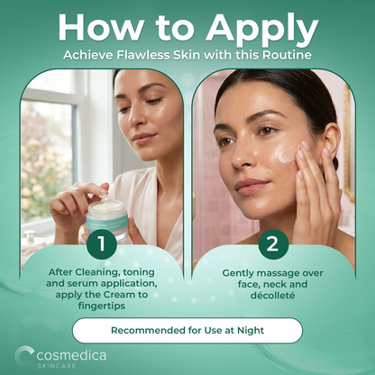 Cosmedica Skincare Retinol Night Cream – Anti Aging Face Moisturizer with Retinol (Vitamin A) &amp; Hyaluronic Acid – Wrinkle Repair Cream for Acne, Fine Lines &amp; Dark Spots – Night Cream for Face, 1.7 oz by Cosmedica Skincare