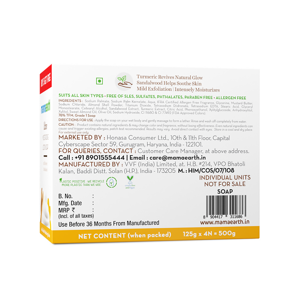 Mamaearth Ubtan Moisturizing Lotion Soap (Buy 3 Get 1 Free)