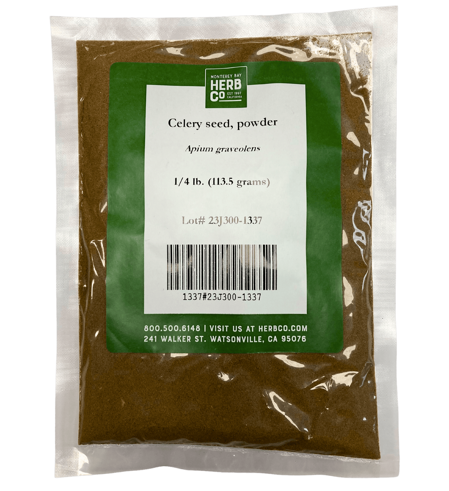 Celery Seed, Ground by Country Life Natural Foods