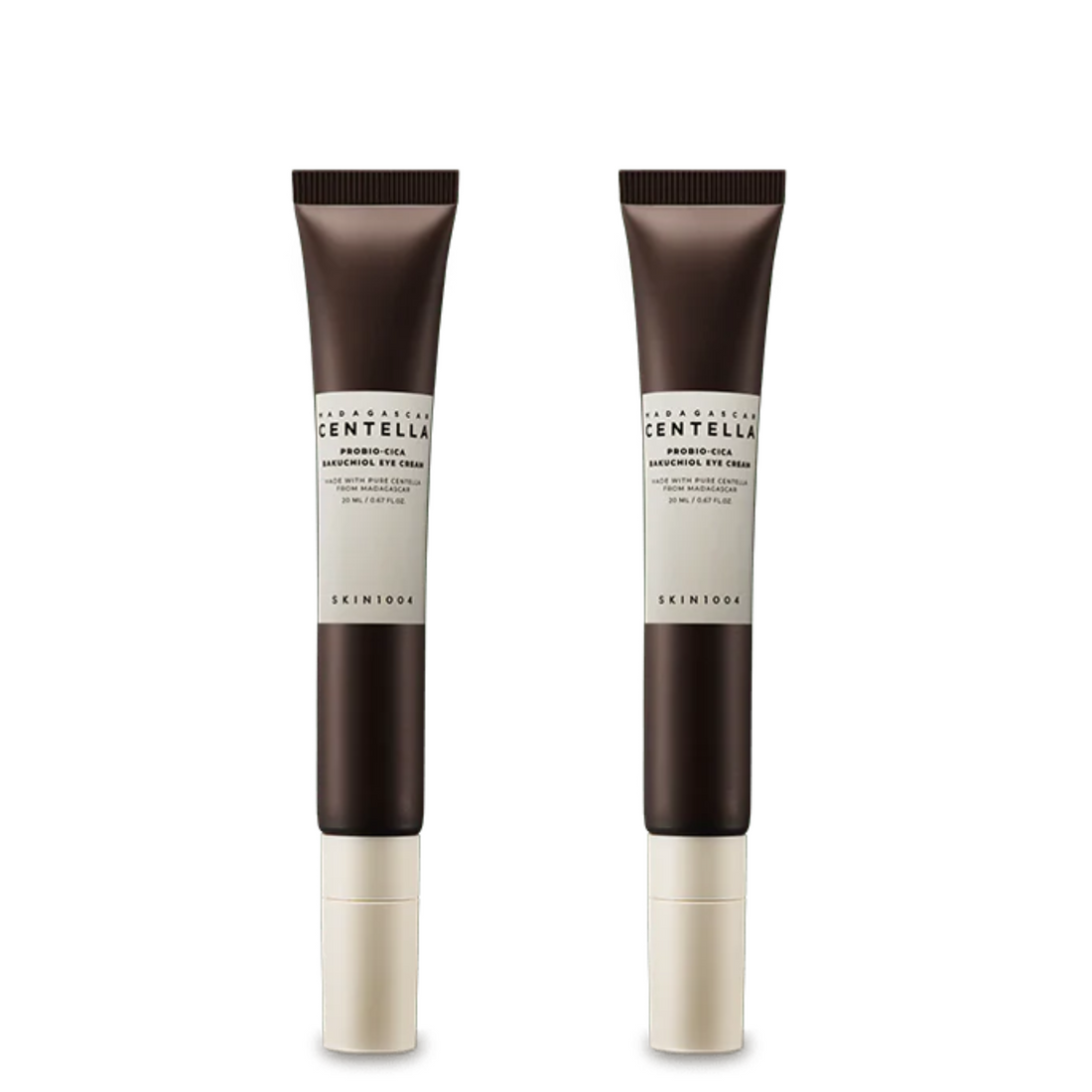 SKIN1004 Probio-Cica Bakuchiol Eye Cream Twin Pack – Anti-Aging &amp; Firming for Delicate Eye Area (20ml x 2)  DestGlow
