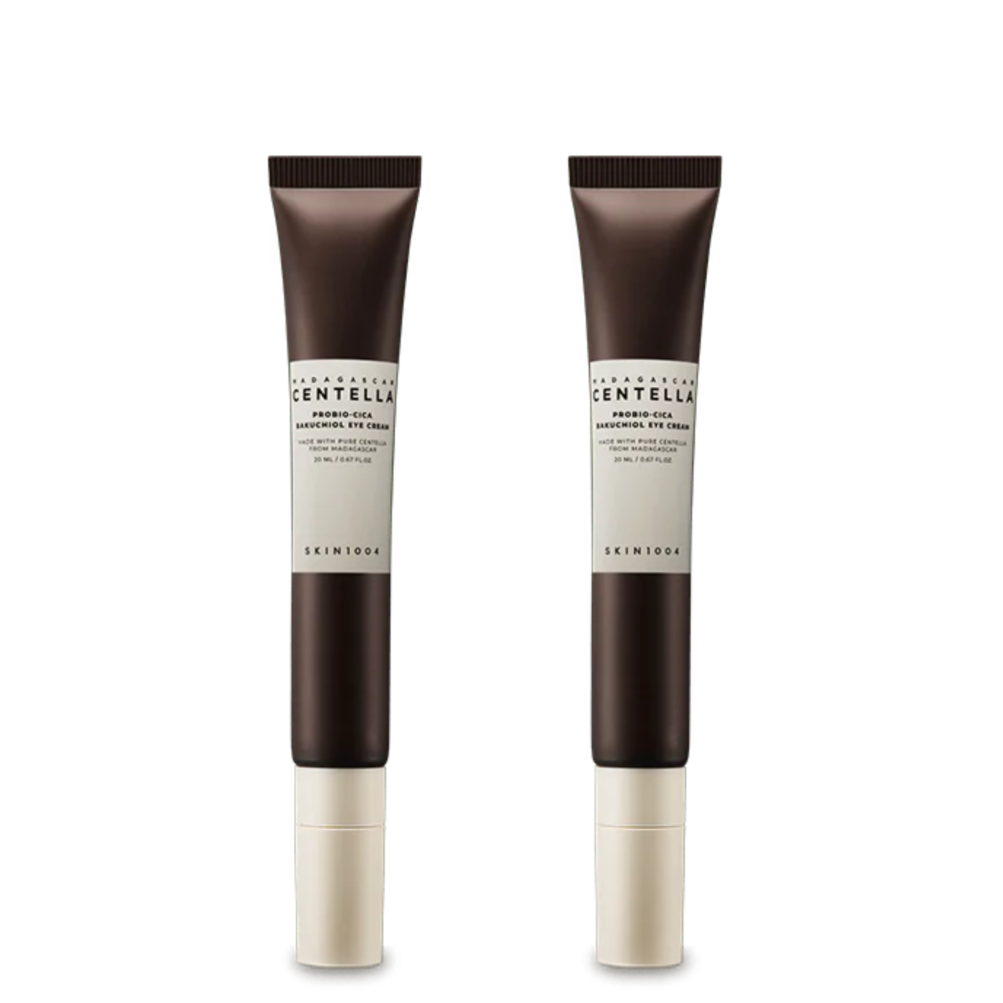 SKIN1004 Probio-Cica Bakuchiol Eye Cream Twin Pack – Anti-Aging &amp; Firming for Delicate Eye Area (20ml x 2)