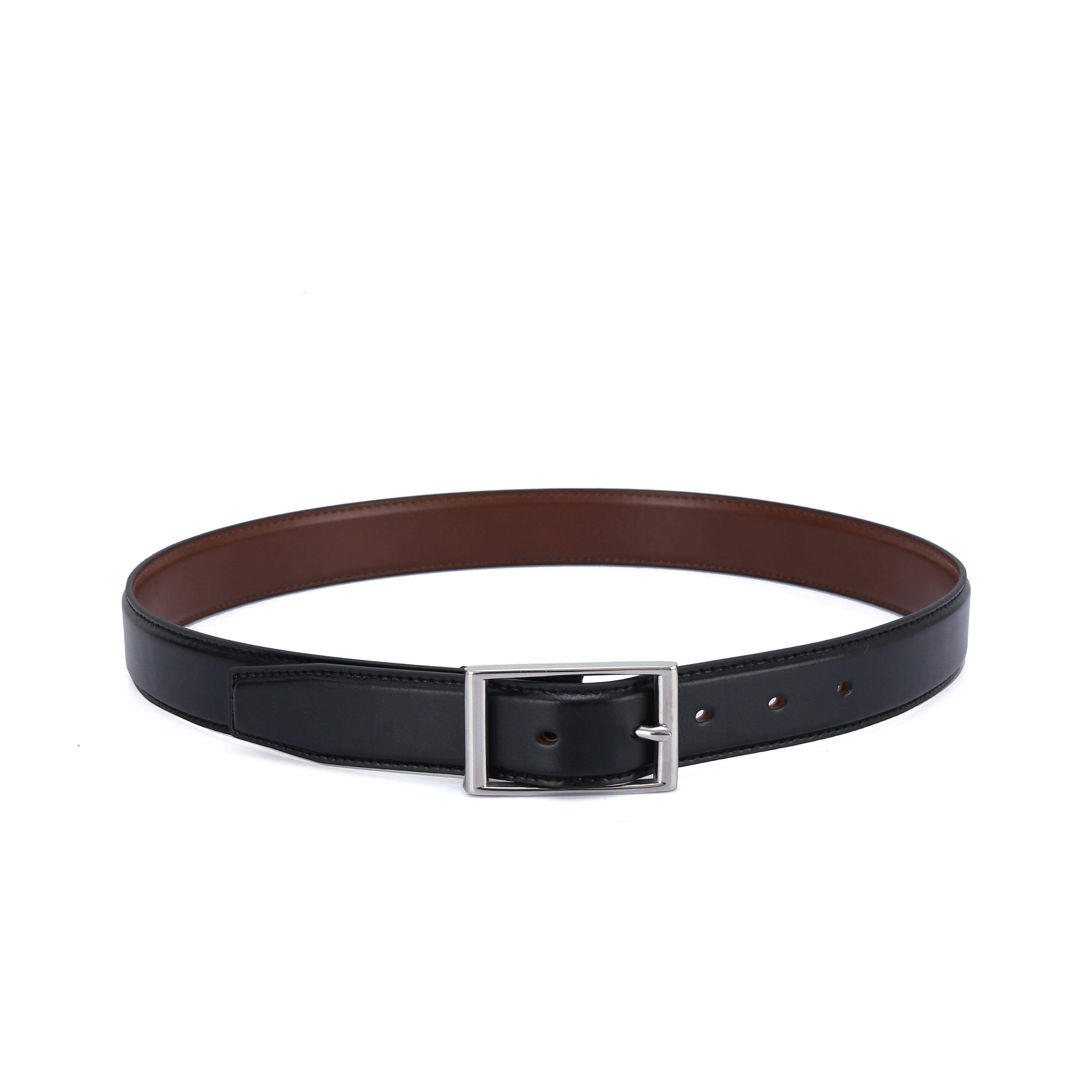 Slim Center Bar Formal Vegan Belt - Dress Belt by Doshi FCSA