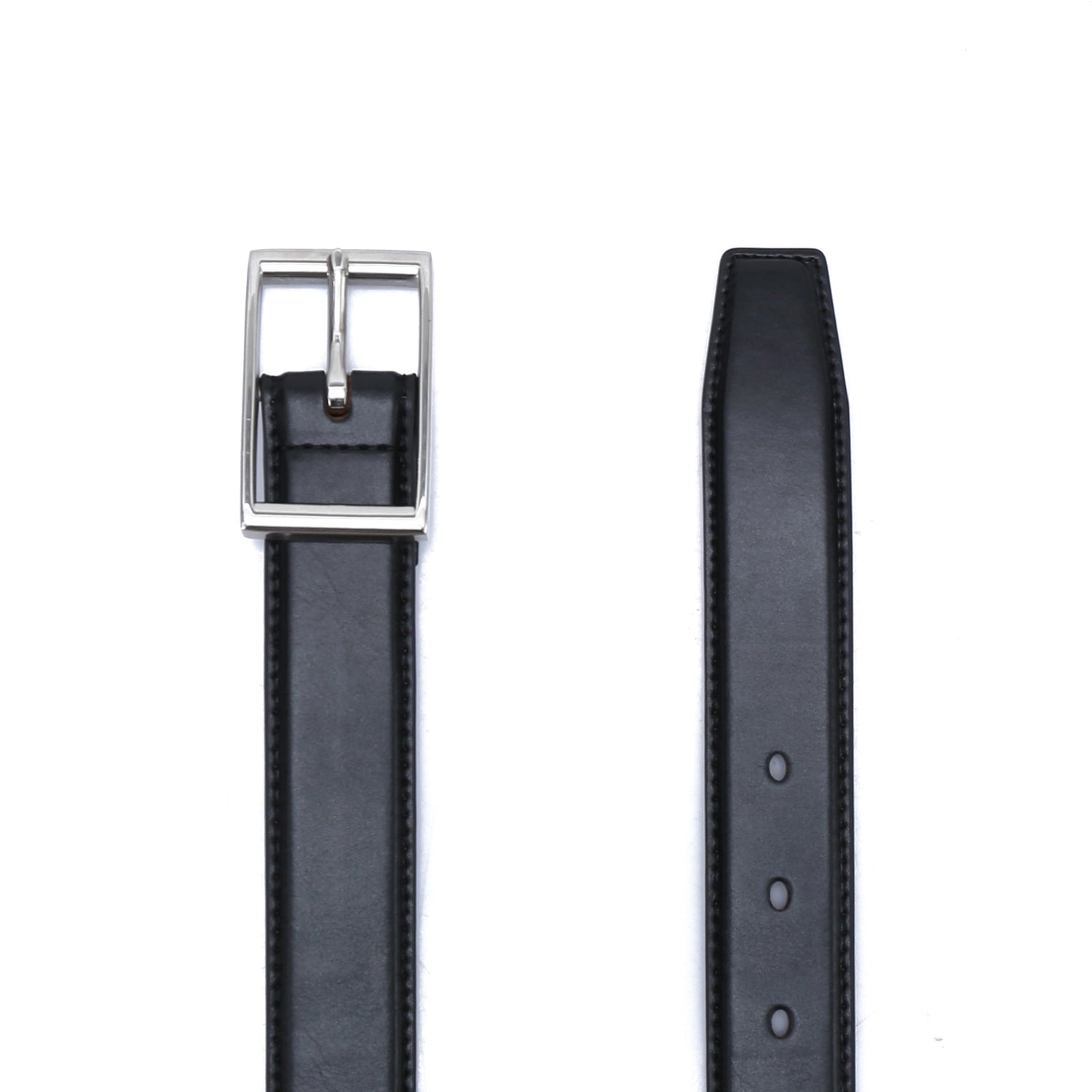 Slim Center Bar Formal Vegan Belt - Dress Belt by Doshi FCSA