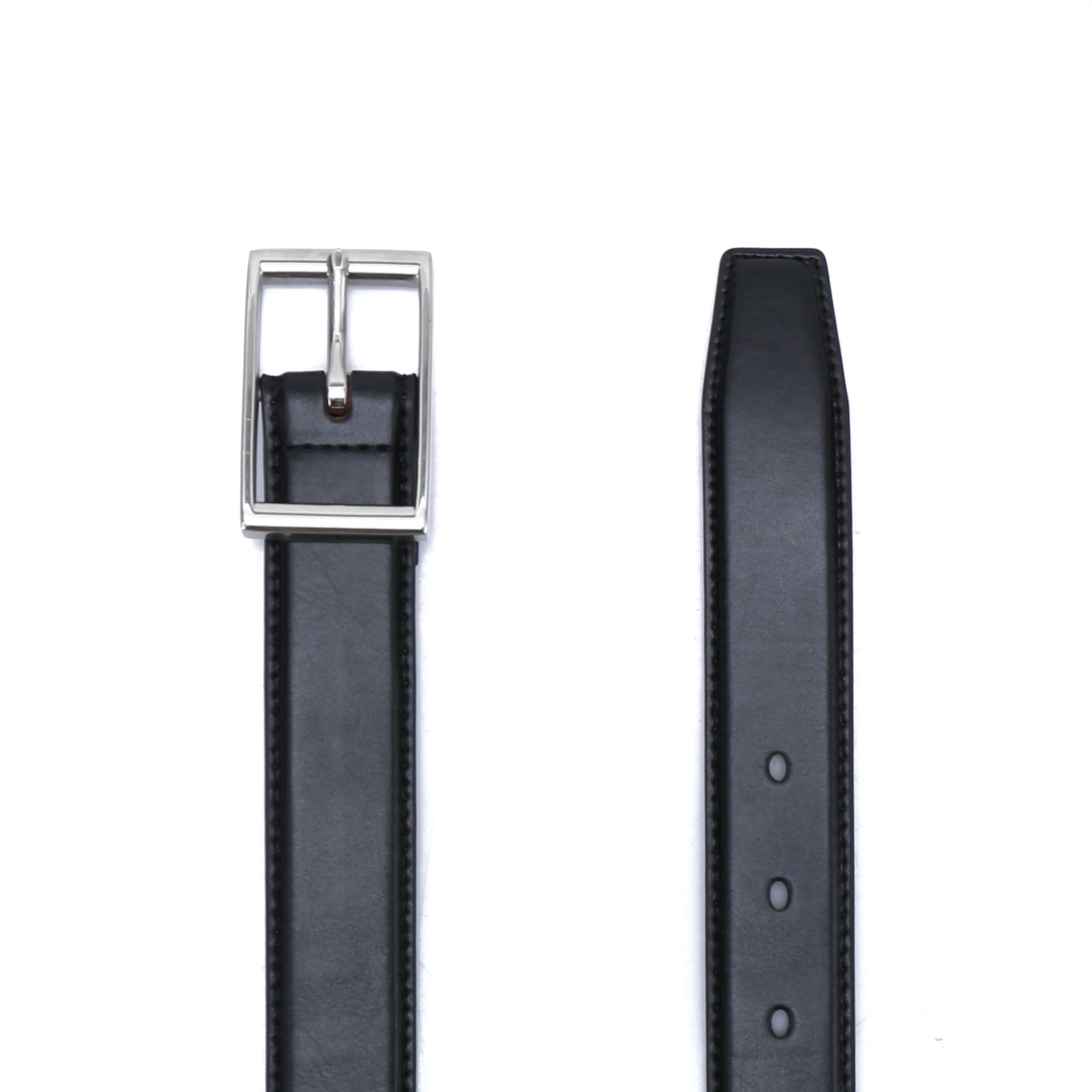 Slim Center Bar Formal Vegan Belt - Dress Belt by Doshi FCSA