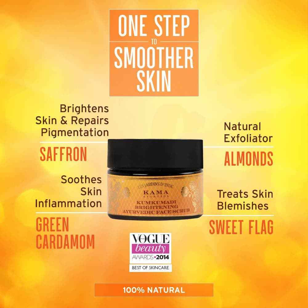 Kumkumadi Youth-Clarifying Mask-Scrub, 2 in 1 Mask Scrub