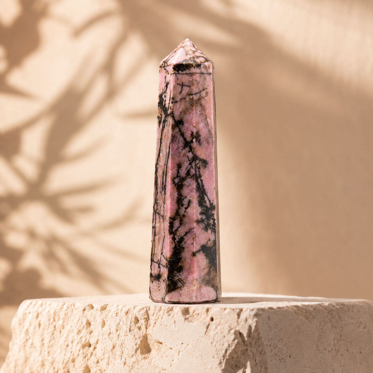 Rhodonite Tower Point (Codependency and Self-Destruction)