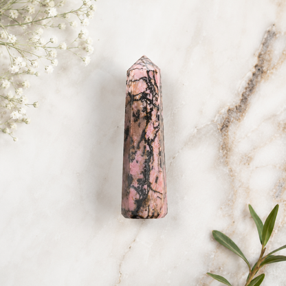 Rhodonite Tower Point (Codependency and Self-Destruction)
