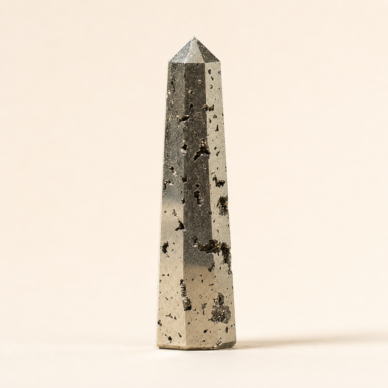 Pyrite Druzy Tower Point (Memory and Wealth)  DestGlow