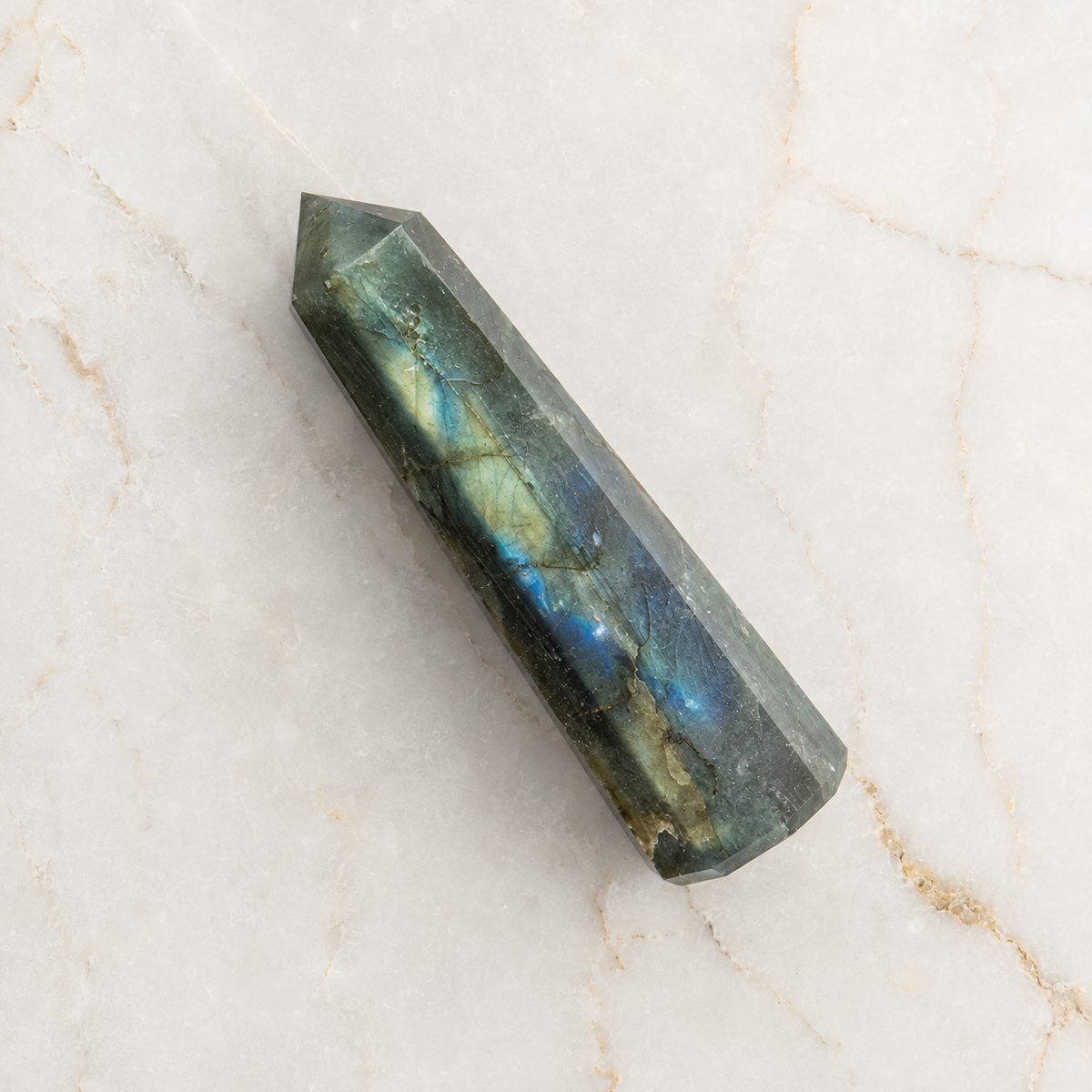Labradorite Tower Point ( Intuition and Spiritual Enlightenment)  DestGlow