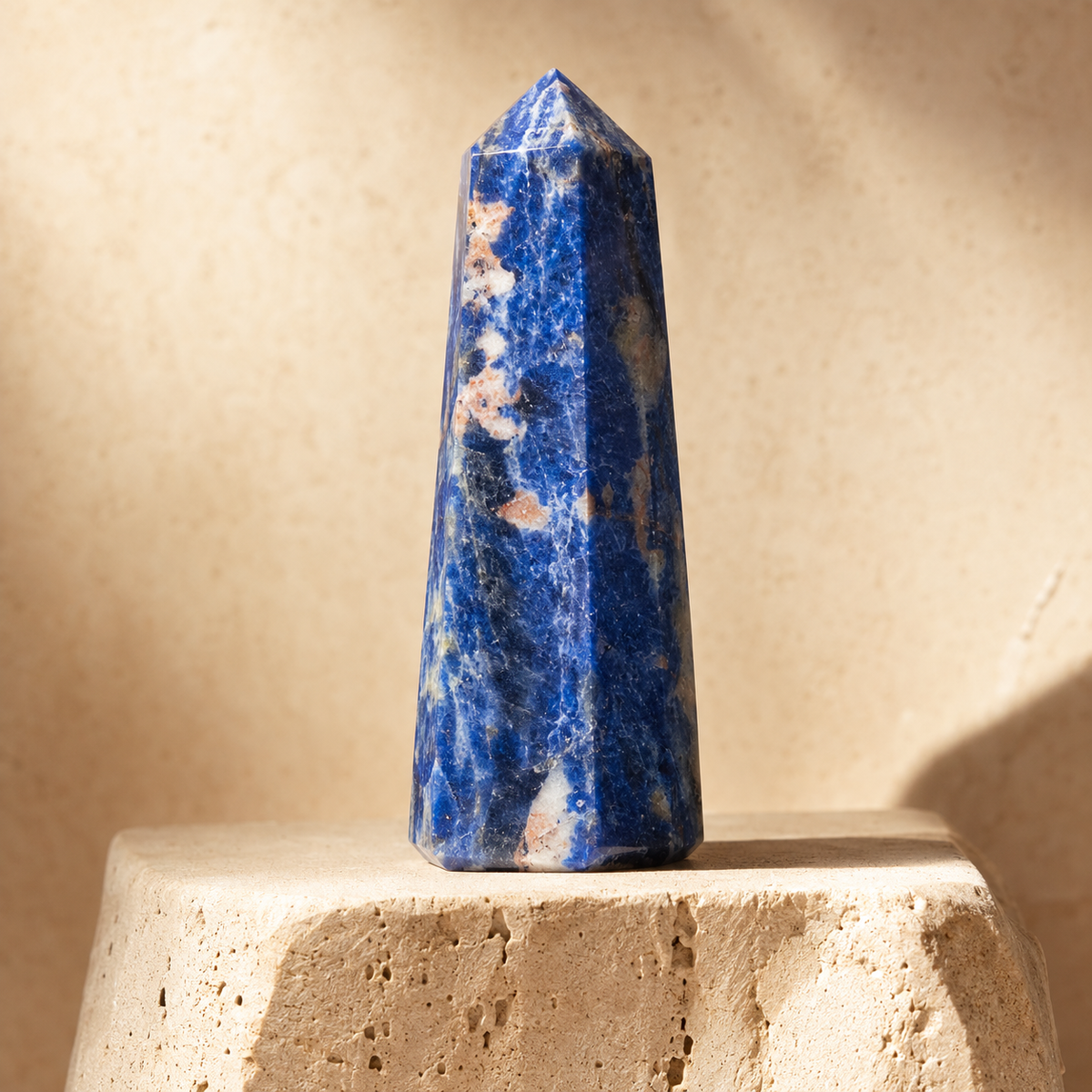 Sodalite Tower Point (Self-Esteem and Self-Acceptance)  DestGlow