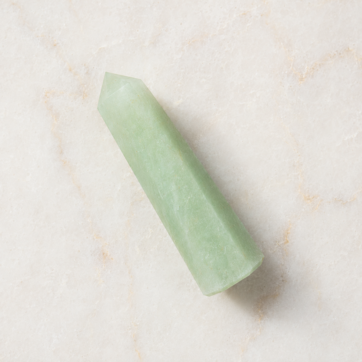 Green Aventurine Tower Point (Leadership and Good Fortune)  DestGlow