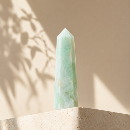 Amazonite Tower Point (Anxiety and Clarity)  DestGlow