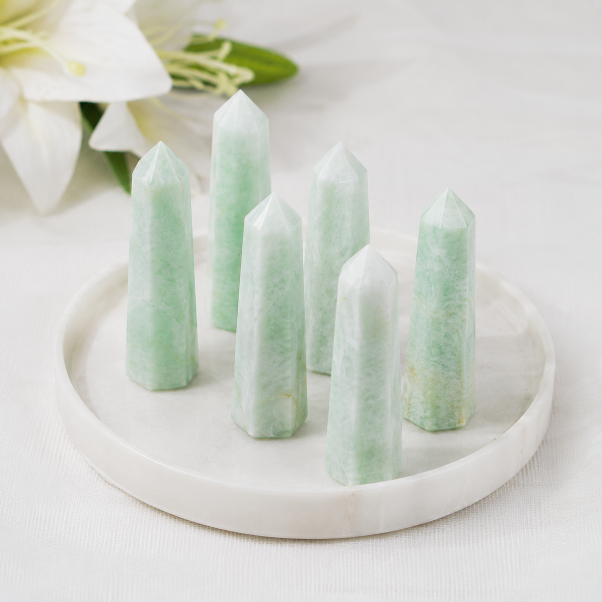 Amazonite Tower Point (Anxiety and Clarity)