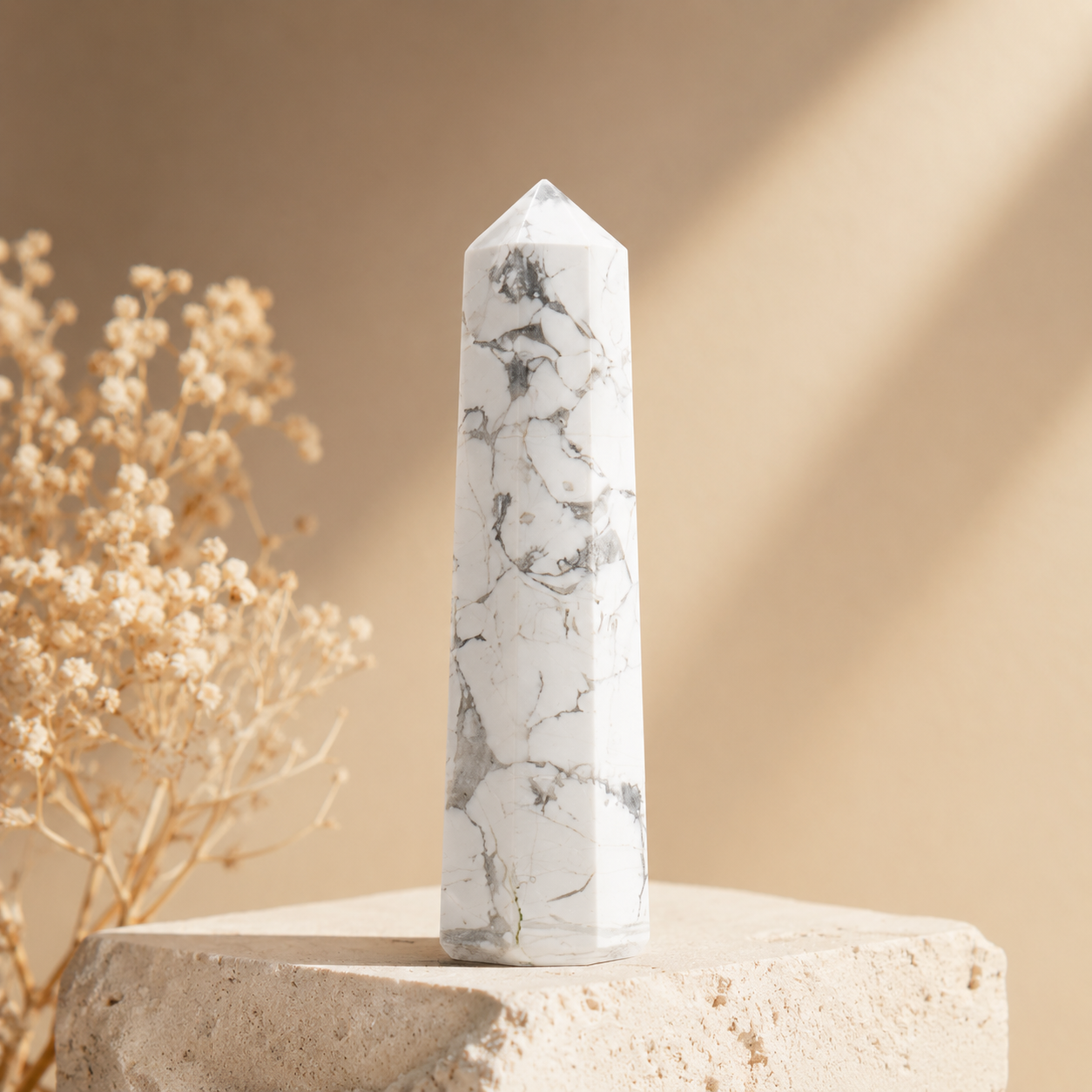 Howlite Tower Point (Knowledge and Communication)  DestGlow
