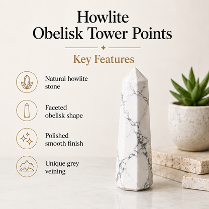 Howlite Tower Point (Knowledge and Communication)  DestGlow