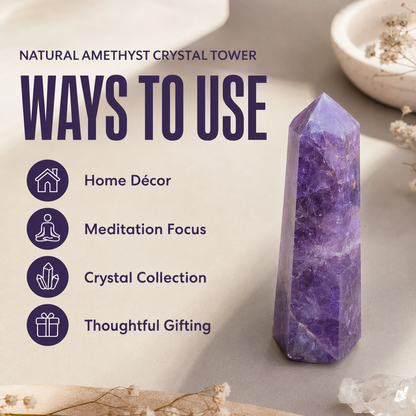 Amethyst Tower Point (Purification and Serenity)  DestGlow