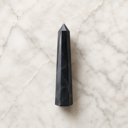 Black Tourmaline Tower Point (Balance and Security)  DestGlow