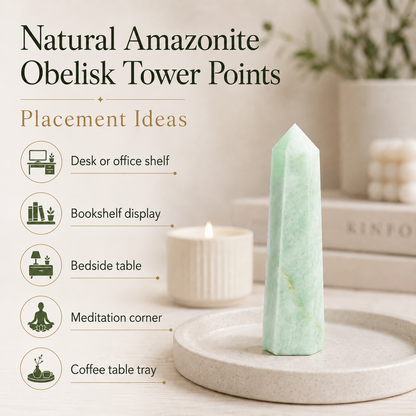 Amazonite Tower Point (Anxiety and Clarity)