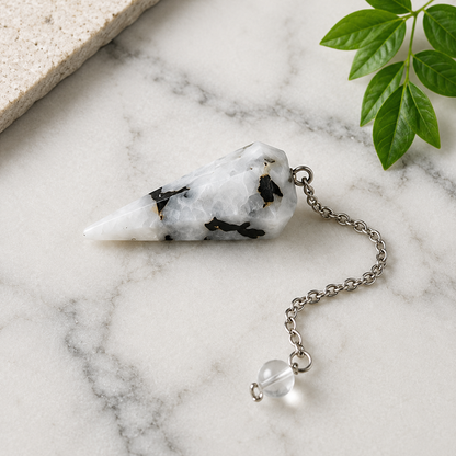Rainbow Moonstone Pendulum (Growth and Inspiration )  DestGlow