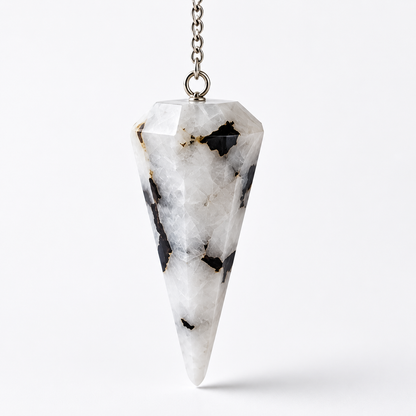 Rainbow Moonstone Pendulum (Growth and Inspiration )  DestGlow