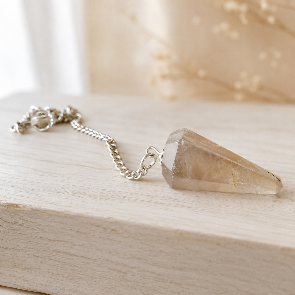 Smokey Quartz Pendulum (Expanded Awareness and Channeling)  DestGlow
